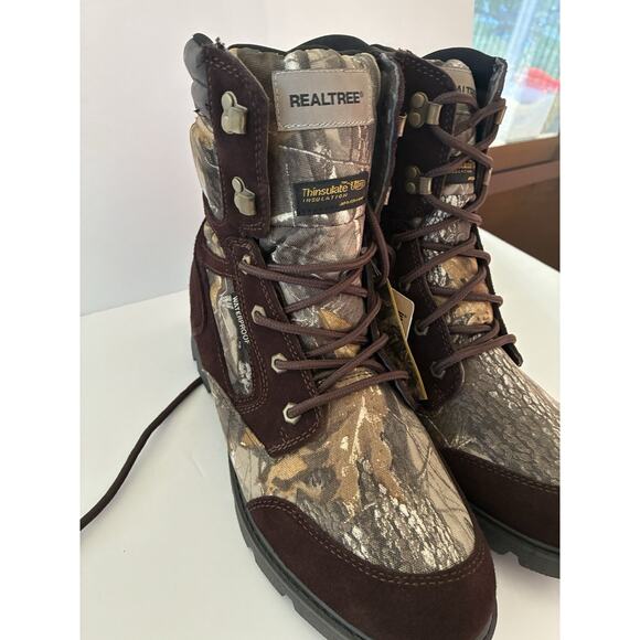 Realtree Men’s 10.5 Hunting Boots Camo Waterproof Thinsulate 400g Outdoor - Picture 4 of 13